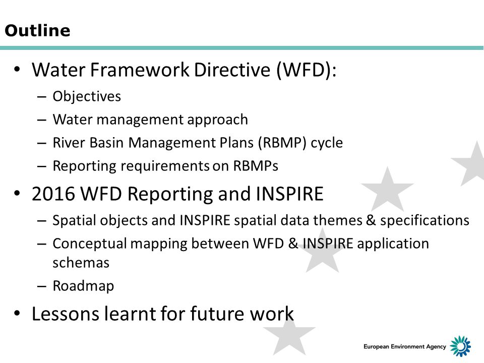 Water framework policy